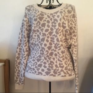 French Connection Animal Print Sweater